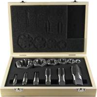 DRILLCO Pipe Tap Set, 12 Pieces Trail Hammer and Bolt