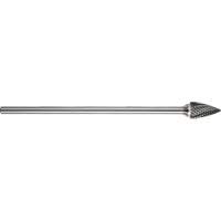Fraise en forme de flamme &agrave; double coupe DRILLCO, SG-1L6 Trail Hammer and Bolt