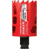Scie cloche pour bois et m&eacute;tal, 1-7/8", Profondeur de la coupe 2-3/8", Carbure Trail Hammer and Bolt
