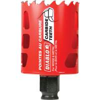 Scie cloche pour bois et m&eacute;tal, 2", Profondeur de la coupe 2-3/8", Carbure Trail Hammer and Bolt