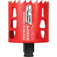 Scie cloche pour bois et m&eacute;tal, 2-11/16", Profondeur de la coupe 2-3/8", Carbure Trail Hammer and Bolt