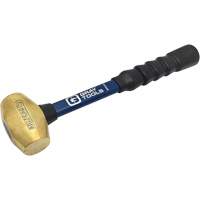 Brass Hammer, 3 lbs. Head Weight, 14" L Trail Hammer and Bolt