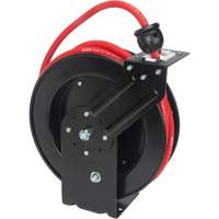 Hose Reel, Air/Water, 3/8" x 35', Single Hose, 300 psi Trail Hammer and Bolt