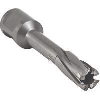 Core Cut Annular Cutter with Weldon Shank, 12 mm Diameter, Carbide, 55 mm Depth of Cut, 3/4" Shank Trail Hammer and Bolt