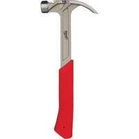 Claw Hammer, 16 oz., Cushion Handle, 13" L Trail Hammer and Bolt