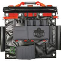 Sac &agrave; outils de camion nacelle avec points dancrage &agrave; outil, Nylon, 8 pochettes, Gris Trail Hammer and Bolt
