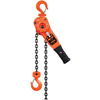 KLP Series Lever Chain Hoist, 5' Lift, 3000 lbs. (1.5 tons) Capacity Trail Hammer and Bolt
