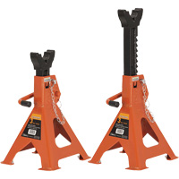 853B Jack Stands, Locking Handle/Ratchet, 3 Ton(s) Capacity, 11" - 16" H Trail Hammer and Bolt