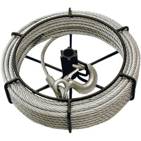 JGP-300A Assemblage de c&acirc;ble de 3 tonnes de 66' pour treuils Jet Trail Hammer and Bolt