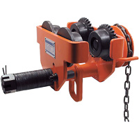 Chariot &agrave; engrenage pour usage intensif s&eacute;rie SGT, 10 000 lb (5 tonnes) Capacit&eacute;, 4-1/2" - 8-1/32" Trail Hammer and Bolt