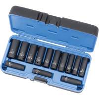 PS1338DM Jeux - douilles, 13 Mcx, Chocs, Prise de 3/8", Profond Trail Hammer and Bolt