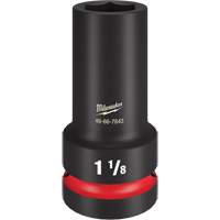 Douille &agrave; paroi extra mince Shockwave Impact Duty, Chocs, 1-1/8", Prise 1", 6 pans, Profond Trail Hammer and Bolt
