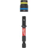 Shockwave Impact Duty Quik-Clear 2-in-1 Nut Driver, 5/16"/3/8" Drive, 2-1/2" L, Magnetic Trail Hammer and Bolt