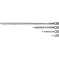 Drive Extension Set, 1/4" Drive, Chrome Finish, 4 Pcs Trail Hammer and Bolt