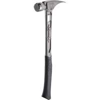 TIBONE Milled Titanium Framing Hammer, 15 oz., Solid Steel Handle, 17-17/50" L Trail Hammer and Bolt