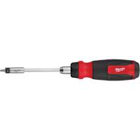 27-in-1 Ratcheting Security Multi-Bit Screwdriver, 10-11/100" L, Cushion Grip Handle Trail Hammer and Bolt