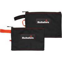 Sac &agrave; fermeture &eacute;clair polyvalent, Polyester balistique, Noir/Rouge Trail Hammer and Bolt