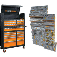 Rangement & jeu d'outils pour m&eacute;canicien, 873 morceaux Trail Hammer and Bolt
