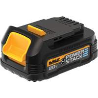 POWERSTACK Oil-Resistant Compact Battery, Lithium-Ion, 20 V, 1.7 Ah Trail Hammer and Bolt