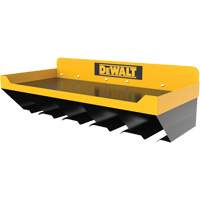 Power Tool Storage Shelf Combo, Steel, Black/Yellow Trail Hammer and Bolt