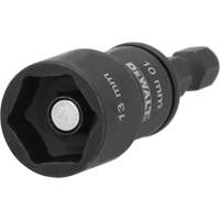 FLEXTORQ&reg; Double-Ended Detachable Nut Driver, 13 mm Drive, 4-4/5" L, Magnetic Trail Hammer and Bolt
