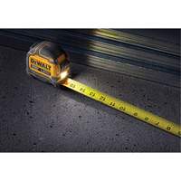 TOUGHSERIES LED Lighted Tape Measure, 25' Trail Hammer and Bolt