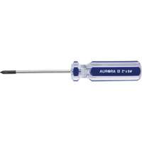 Tournevis Philips bleu transparent avec bandes, #0, Prise Plastique Trail Hammer and Bolt