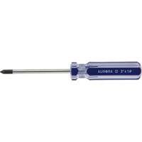 Tournevis Philips bleu transparent avec bandes, #1, Prise Plastique Trail Hammer and Bolt