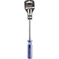 Tournevis Philips bleu transparent avec bandes, #3, Prise Plastique Trail Hammer and Bolt