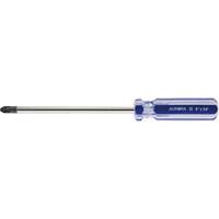 Tournevis Philips bleu transparent avec bandes, #3, Prise Plastique Trail Hammer and Bolt