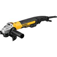 Brushless Small Angle Grinder, Rat Tail with Kickback Brake & No Lock-On, 5"/6" Trail Hammer and Bolt