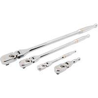 Ensemble de rochet &agrave; t&ecirc;te en goutte et manche enti&egrave;rement poli avec prises 1/4", 3/8" & 1/2" 120XP Trail Hammer and Bolt