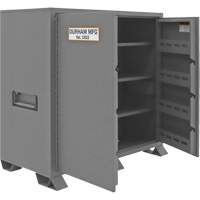 Armoire de rangement pour le chantier, Acier, 59 pi³, Gris Trail Hammer and Bolt