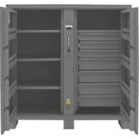 Armoire de rangement pour le chantier, Acier, 59 pi³, Gris Trail Hammer and Bolt