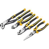 PITBULL Dual Material Mixed Plier Set, 4 Pieces Trail Hammer and Bolt
