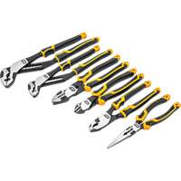 PITBULL Dual Material Mixed Plier Set, 6 Pieces Trail Hammer and Bolt