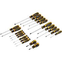 Jeu de tournevis bimat&eacute;riau &agrave; fente, Phillips, Torx, 20 mcx. Trail Hammer and Bolt