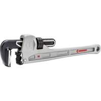 Cl&eacute; &agrave; tuyau &agrave; m&acirc;choires K9, Cap des m&acirc;choires 2-3/8", Longueur 14", Fini Rev&ecirc;tement en poudre, Prise Non-ergonomique Trail Hammer and Bolt