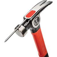 General Purpose Hammer, 16 oz., Fibreglass/Cushion Handle, 14" L Trail Hammer and Bolt