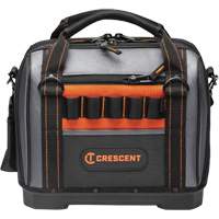 Sac ouvert de 14" pour outils d'ouvrier, Polyester, 32 pochettes, Noir/Gris Trail Hammer and Bolt