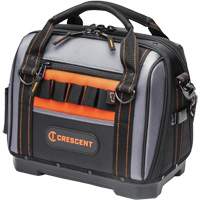 Sac ouvert de 14" pour outils d'ouvrier, Polyester, 32 pochettes, Noir/Gris Trail Hammer and Bolt