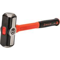 Fiberglass Engineer Hammer, 4 lbs Head Weight, 14" L Trail Hammer and Bolt