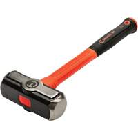 Fiberglass Engineer Hammer, 4 lbs Head Weight, 14" L Trail Hammer and Bolt