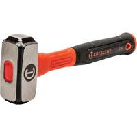 Drilling Hammer, 2 lbs., Cushion/Fibreglass Handle, 4" L Trail Hammer and Bolt
