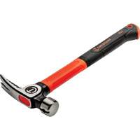 General Purpose Hammer, 20 oz., Fibreglass Handle, 14" L Trail Hammer and Bolt