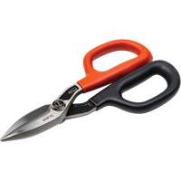 Cisaille de ferblantier droite, Longueur de coupe de 1-31/50", Coupe Droit Trail Hammer and Bolt