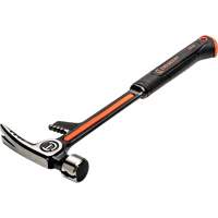 Demo Hammer, 22 oz., Solid Steel Handle, 16" L Trail Hammer and Bolt