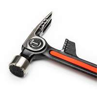 Demo Hammer, 22 oz., Solid Steel Handle, 16" L Trail Hammer and Bolt