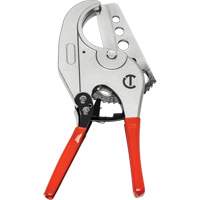 Ratcheting PVC Pipe Cutter with Dipped Grips, 1/4"- 2-3/8" Capacity Trail Hammer and Bolt