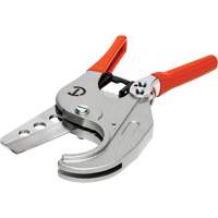 Ratcheting PVC Pipe Cutter with Dipped Grips, 1/4"- 2-3/8" Capacity Trail Hammer and Bolt